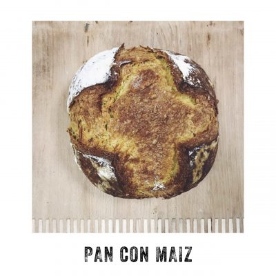 Pan con Maiz pandelirio y vegetalier
